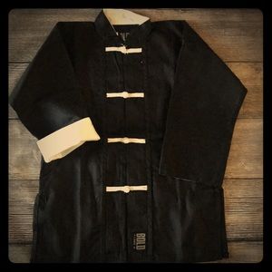 Kung fu costume/uniform set  Black w/white details